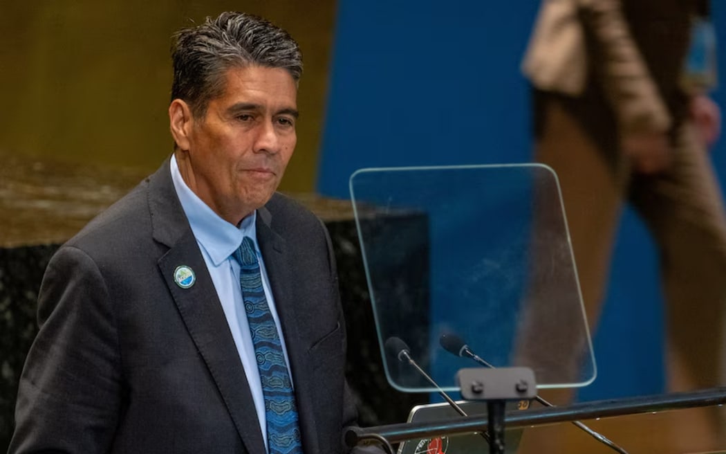 Surangel Whipps Jr is consulting the island nation's Council of Chiefs on the proposal. (Reuters: David Dee Delgado)
