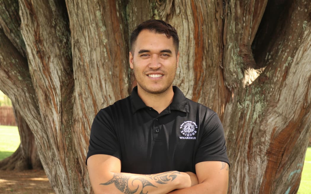 Moko Tepania, Far North District councillor and teacher at Te Kura Kaupapa Maori o Kaikohe.