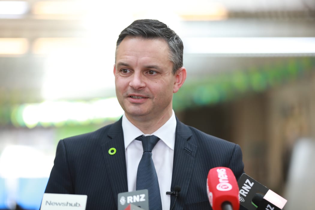 James Shaw speaks the day after the election 24 September 2017