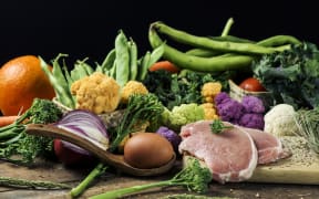 vegetables with a little meat