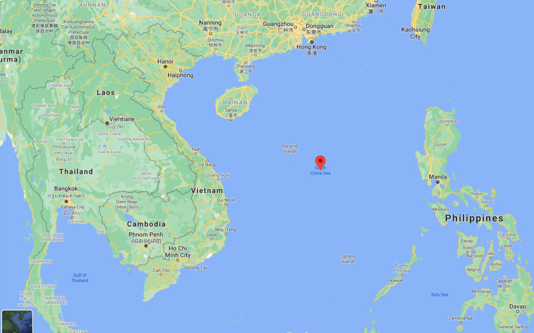 The South China Sea lies between China, Taiwan, Philippines, Vietnam and Malaysia.