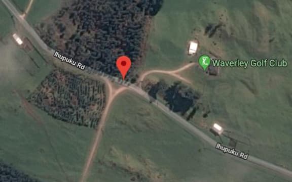 Emergency services were called to the scene near Ihupuku Road in Waverley at about 11.11am.