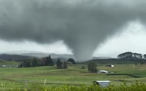 Luke Care filmed what appears to be a tornado touching down near Maihiihi, in the Waikato on 15 January 2026.