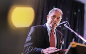 New Zealand First leader Winston Peters at the Duke of Marlborough in Russell on Election Night on October 14 2023.