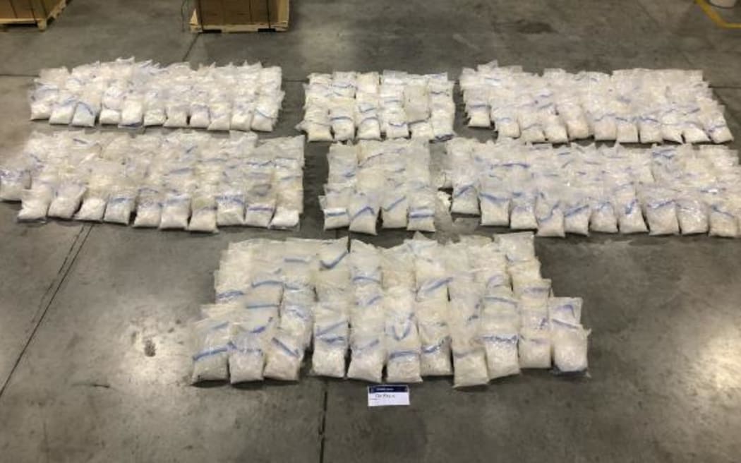 Under Operation Regis, Police and Customs intercepted 713 kilograms of methamphetamine.