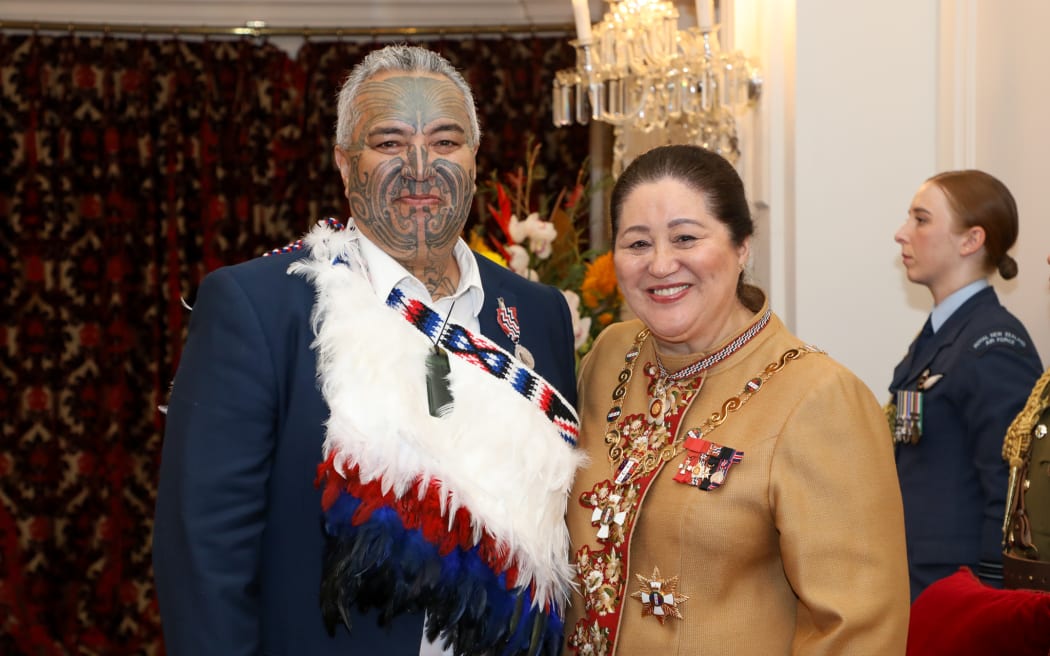 Eugene Ryder and Dame Cindy Kiro.