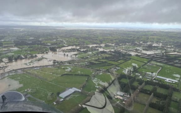 Another view of Kumeū from helicopter today.