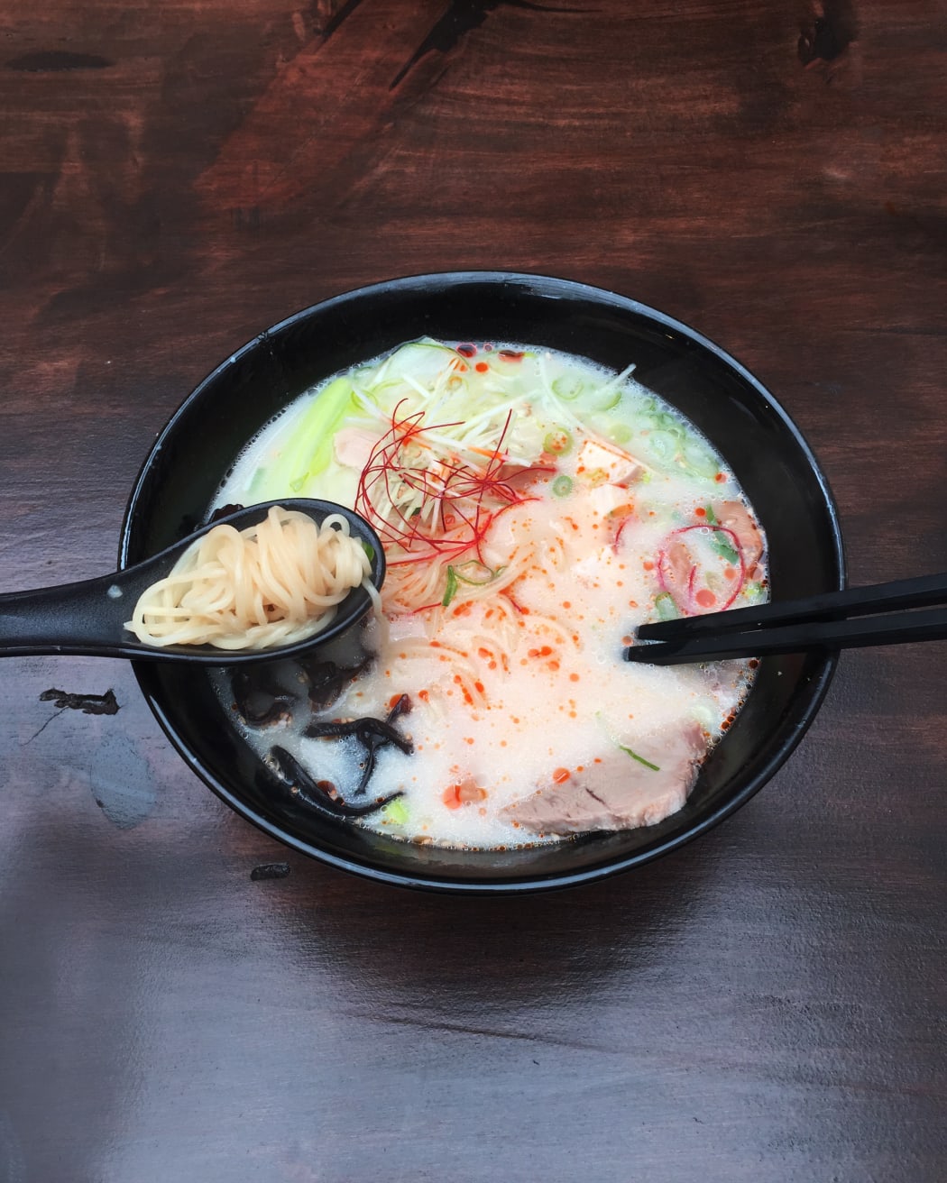 Bowl of ramen from Ramen Takara