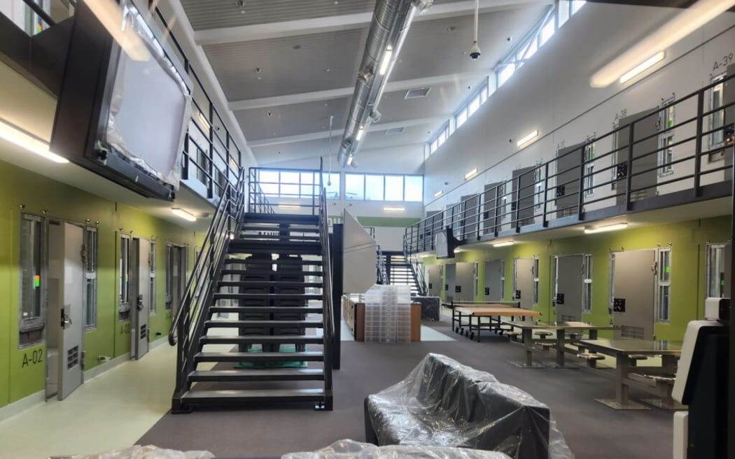 The cells inside the new facility, opening next year.