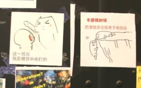 Death threat posters directed at pro-Hong Kong protesters found at a Sydney University.