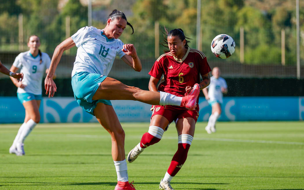 New Zealand Football Ferns v Venezuela, Women’s International Football match at Marbella Football Center in San Pedro de Alcántara, Spain on Saturday 31 May 2025.
Photo credit: Jose Luis Contreras / www.photosport.nz