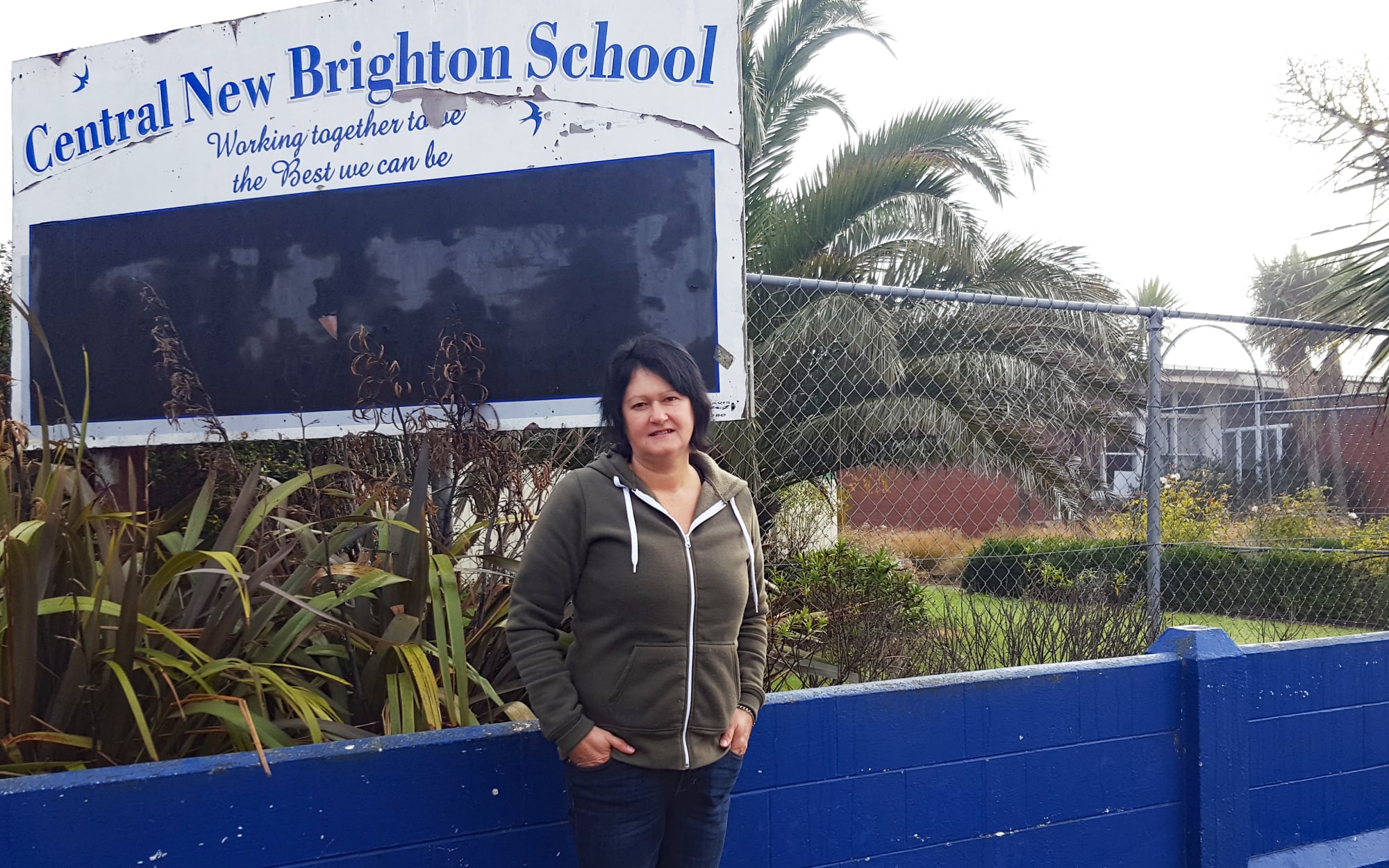 Liarne Tamaiparea had the difficult job of being board chair when her old school, Central New Brighton, was closed at the end of 2014
