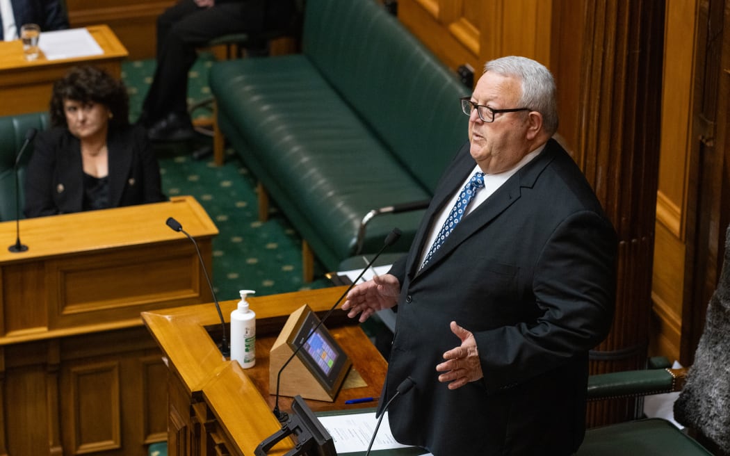 Speaker Gerry Brownlee in the House.