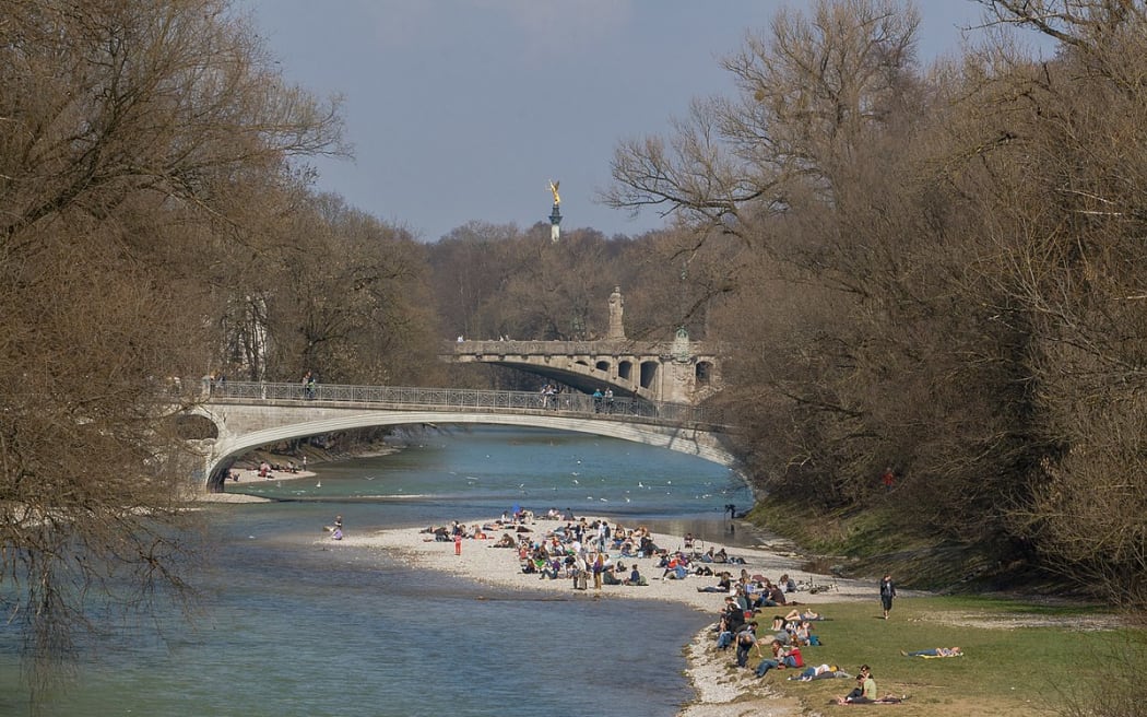 The Isar River, Munich.