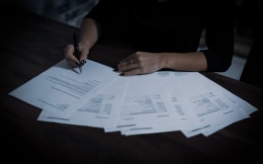 contracts and paperwork, signature