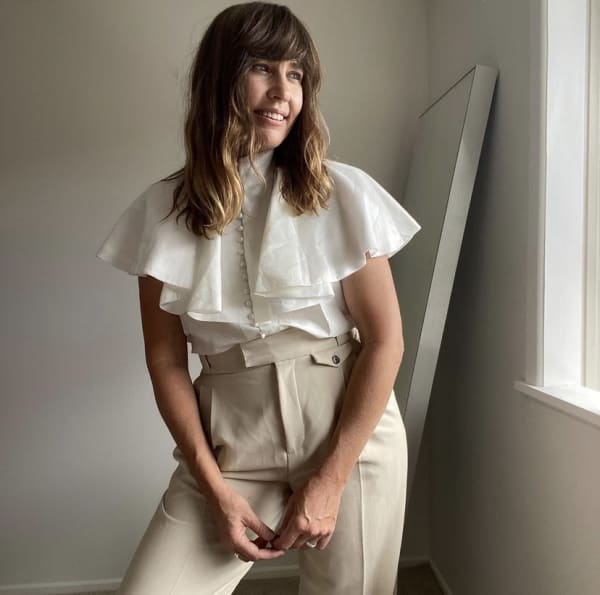 Reseller Emma Whitlock of Eden Preloved finds the majority of her preloved and vintage items at SaveMart, spending hours going through the racks before washing and curating garments.