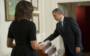 President Barack Obama and wife Michelle honoured students and teachers killed at Sandy Hook school.