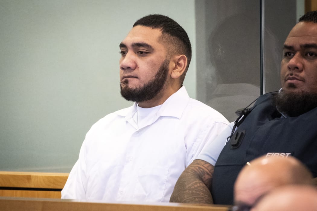 Mesui Tufui, pictured on the first day of his trial.