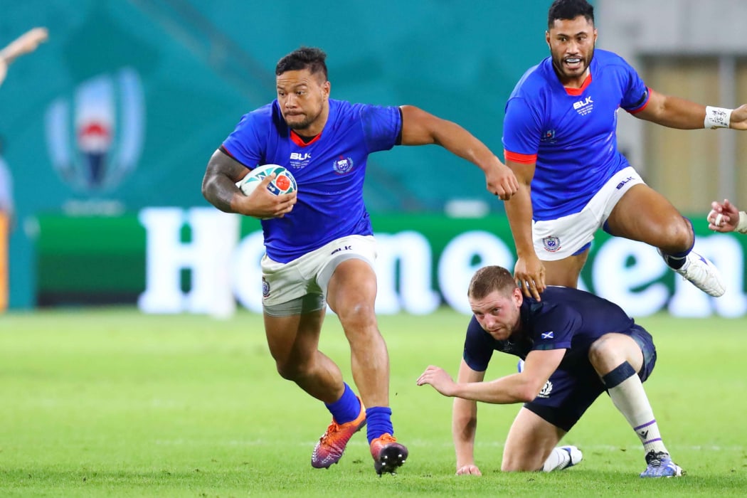 Alapati Leiua is part of a strong Pacific Islands contingent at English rugby high-flyers Bristol.