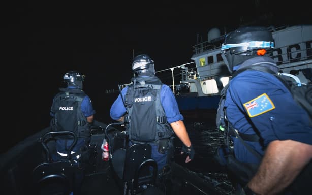 Arrest of Chinese longliner Lu Rong Yuan Yu.