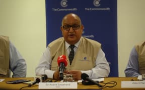 The chair of the Commonwealth Observer Group, Sir Anand Satyanand.