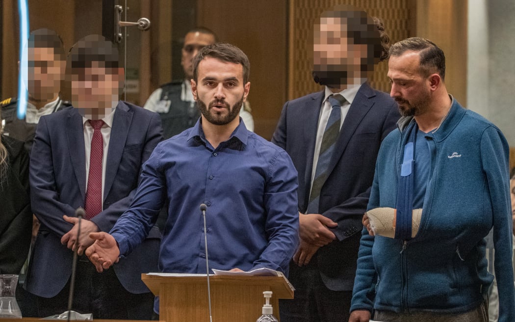 Mustafa Boztas - victim impact statement.

PHOTO: JOHN KIRK-ANDERSON

Sentencing for Brenton Tarrant on 51 murder, 40 attempted murder and one terrorism charge.