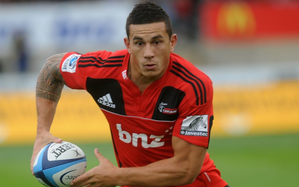 Sonny Bill Williams playing for the Crusaders in 2011.