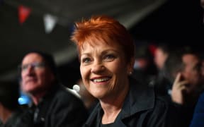 Pauline Hanson at the Birdsville Races in Queensland, 31 August 2018