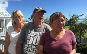 Rachel Whalley, Lyall Magee and Tawai Thatcher are former landowners at Awatarariki.