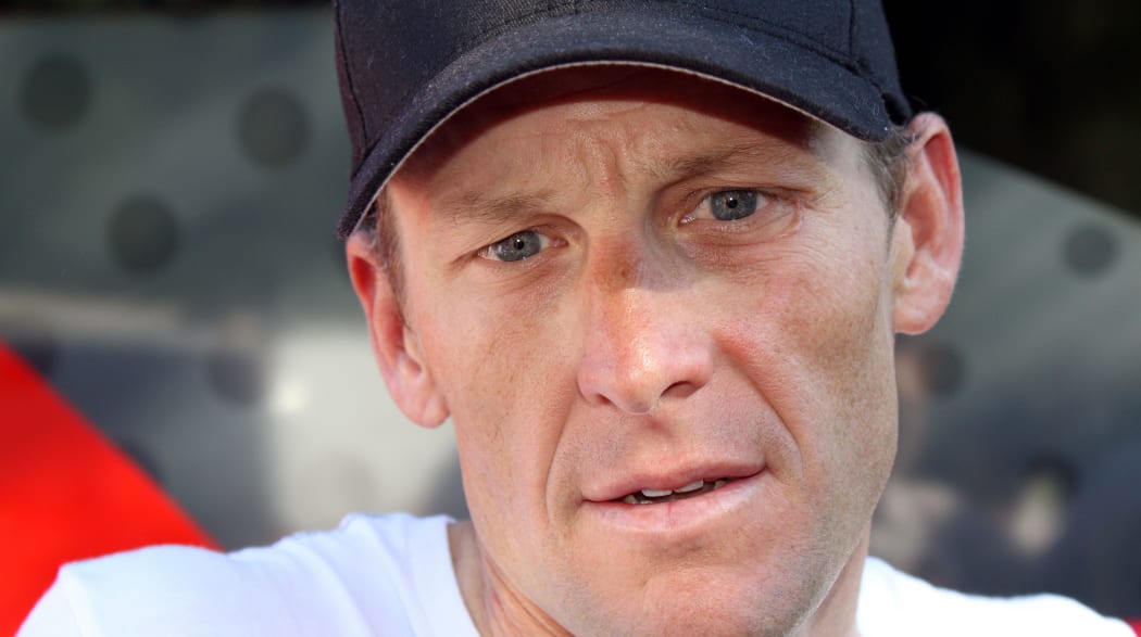 The disgraced American cyclist Lance Armstrong.