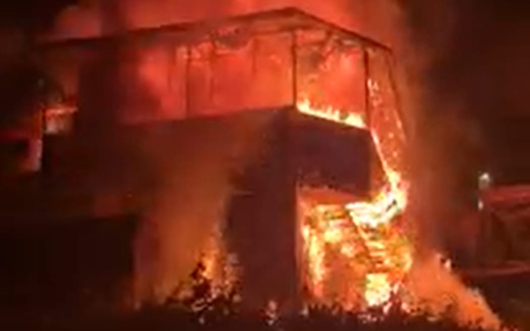 The fire happened shortly after 1am on Thursday.