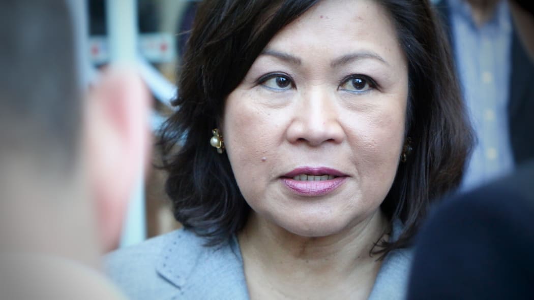 Blessie Gotingco's sister in law Aurora Norton, whose victim impact statement was read to court this morning.