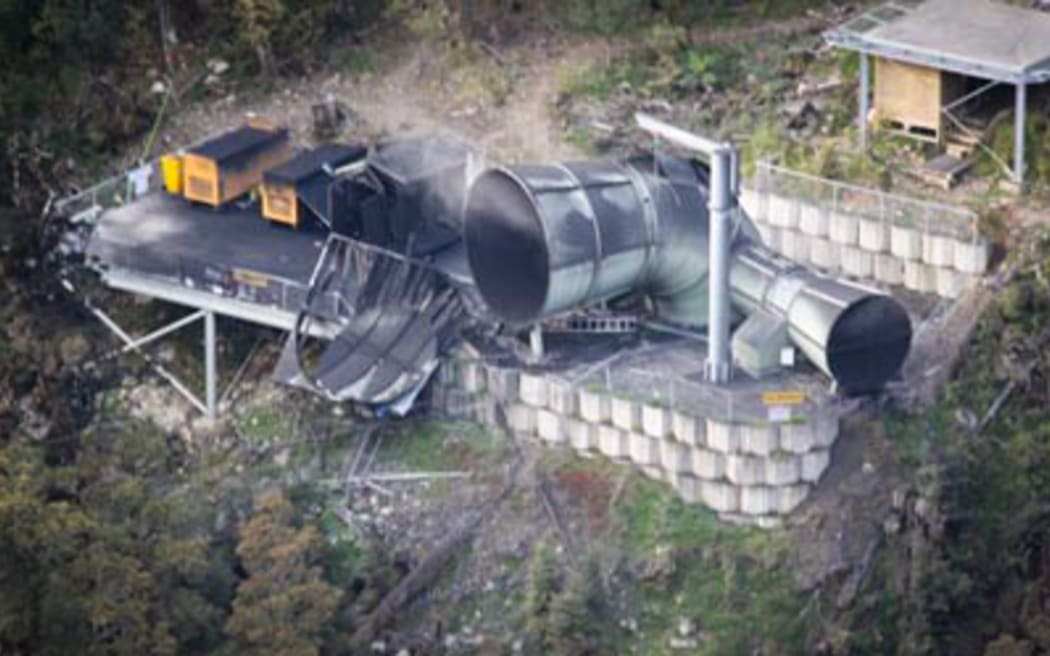 Smoke coming out of the fan