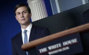 White House senior advisor Jared Kushner participates in a press briefing at the White House on 4 September 2020 in Washington, DC.