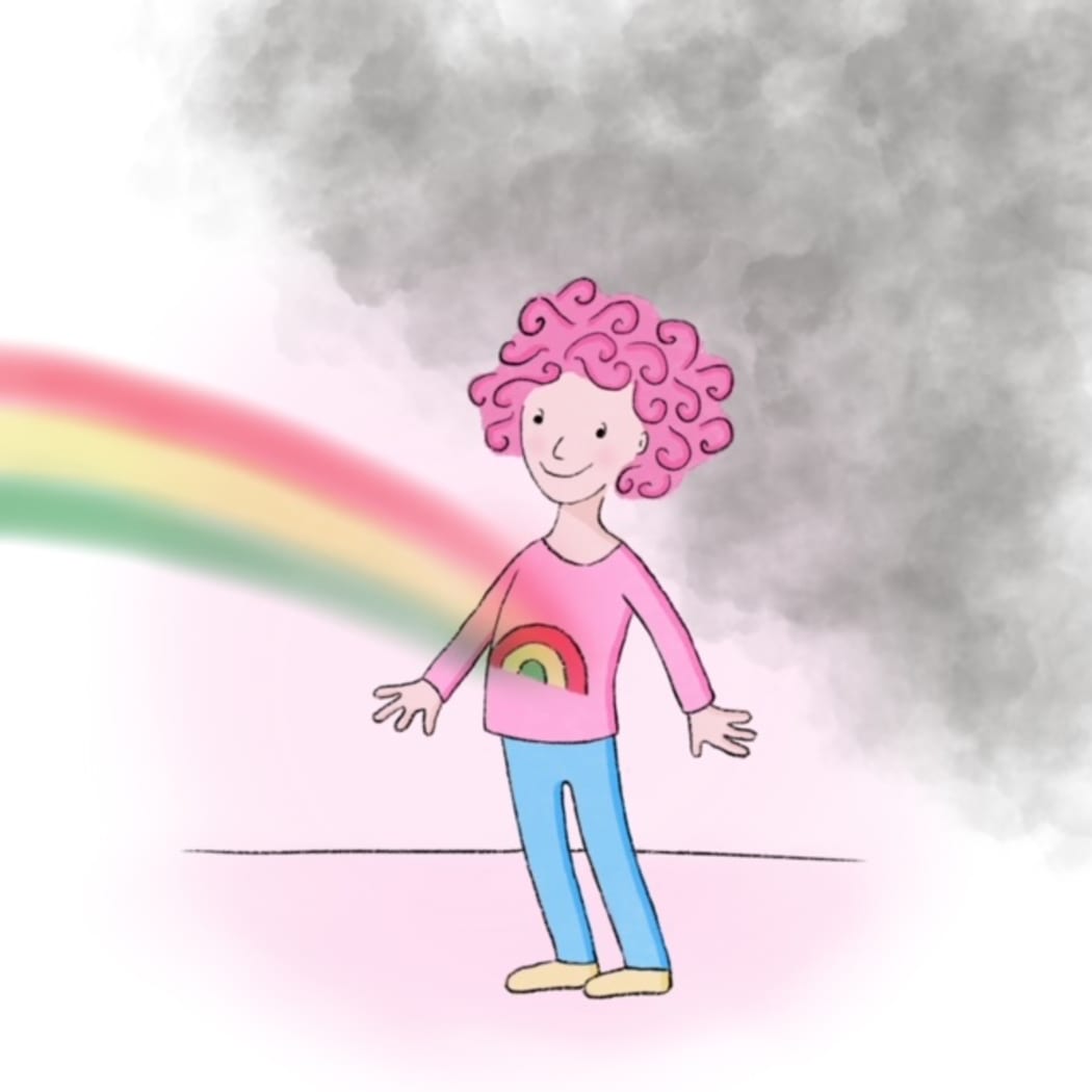 Rainbows and clouds - gender-diverse children
