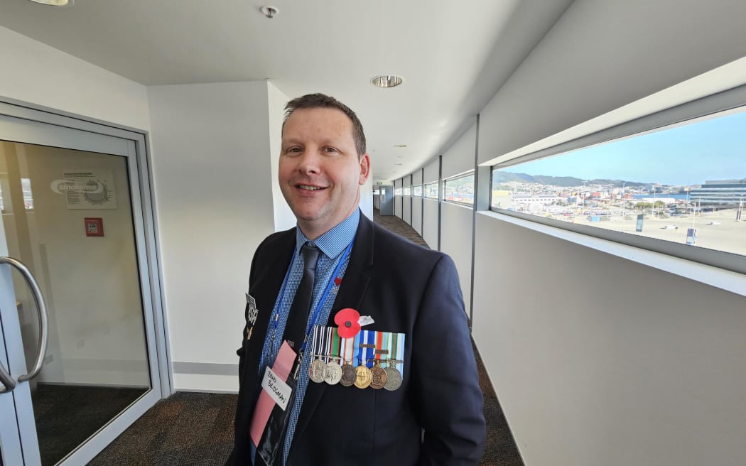RSA Gore's President Bradley Bridgman, 45,  at the RSA's annual national council meeting in Wellington on Wednesday.