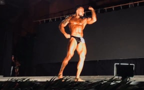 Taiami Tuifua won Tonga's Mr Real Man Construction competition earlier this year.