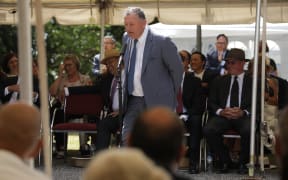 Shane Jones speaks at Waitangi,4 February