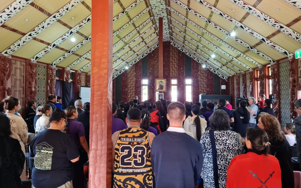 The Waitangi Tribunal listens to evidence from Te Rūnanga Nui.