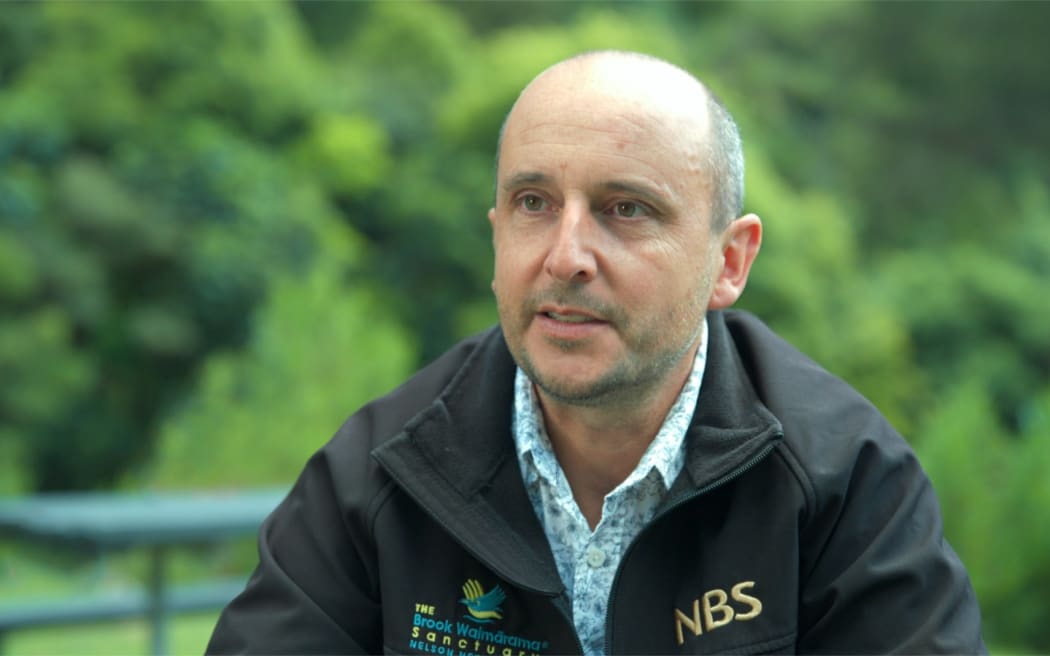 Brook Waimarama Sanctuary ecologist Robert Schadewinkel.