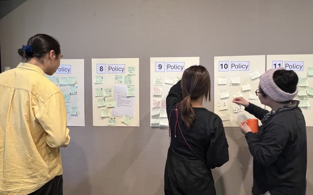 People at the inaugural Asian Mental Health and Wellbeing summit in Auckland, Aug 14, 2024.