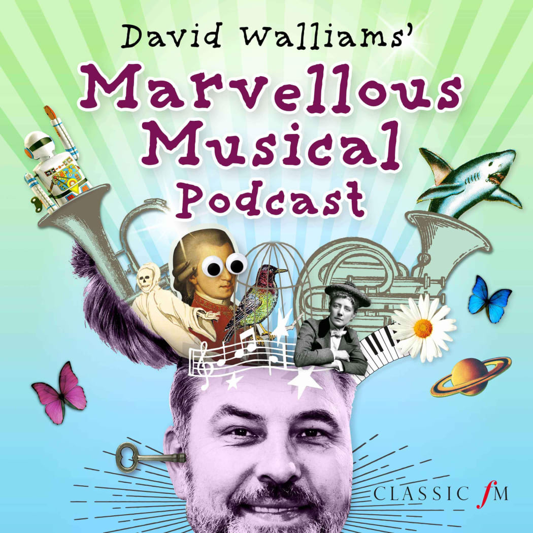 David Walliams' Marvellous Musical Podcast logo (Supplied)