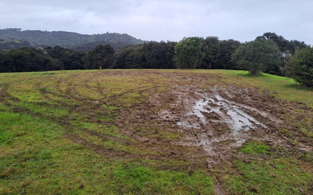 Damage at the Whakanewha Regional Park