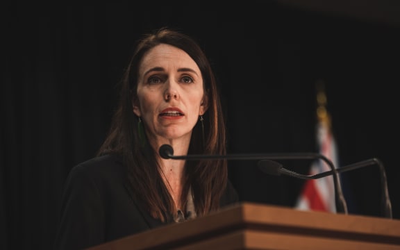 Prime Minister Jacinda Ardern giving an update on the Covid-19 situation in New Zealand on 12 August, 2020.