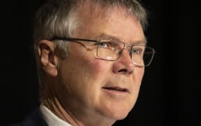 Environment Minister David Parker at a press conference announcing the Government's reforms to clean up our  waterways, Beehive Theatrette, Wellington.