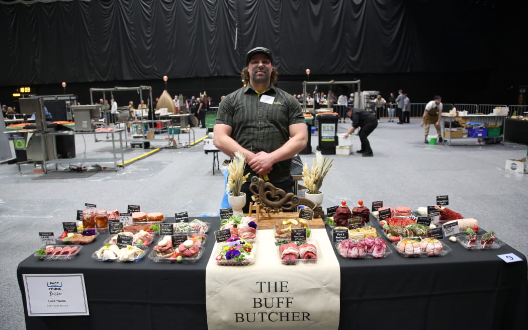 Luka Young from Pak 'n Save Kaitāia won the Young Butcher of the Year title