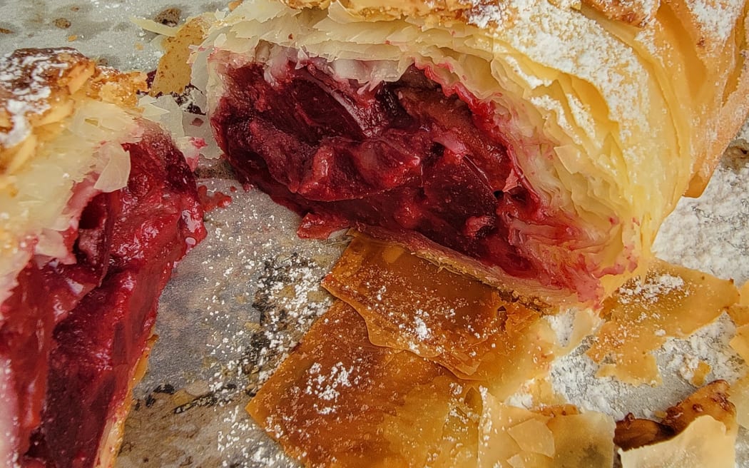 Plum Filo Strudel