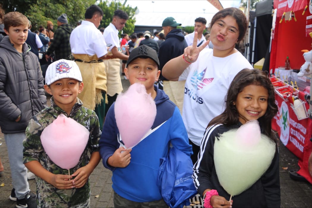 Candy floss treats for the kids.