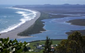 Okarito bay and lagoon, West Coast.