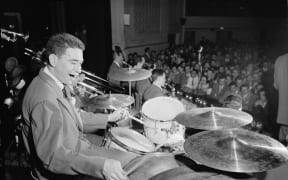 Shelly Manne, Art Pepper, and Bob Gioga, 1947 or 1948